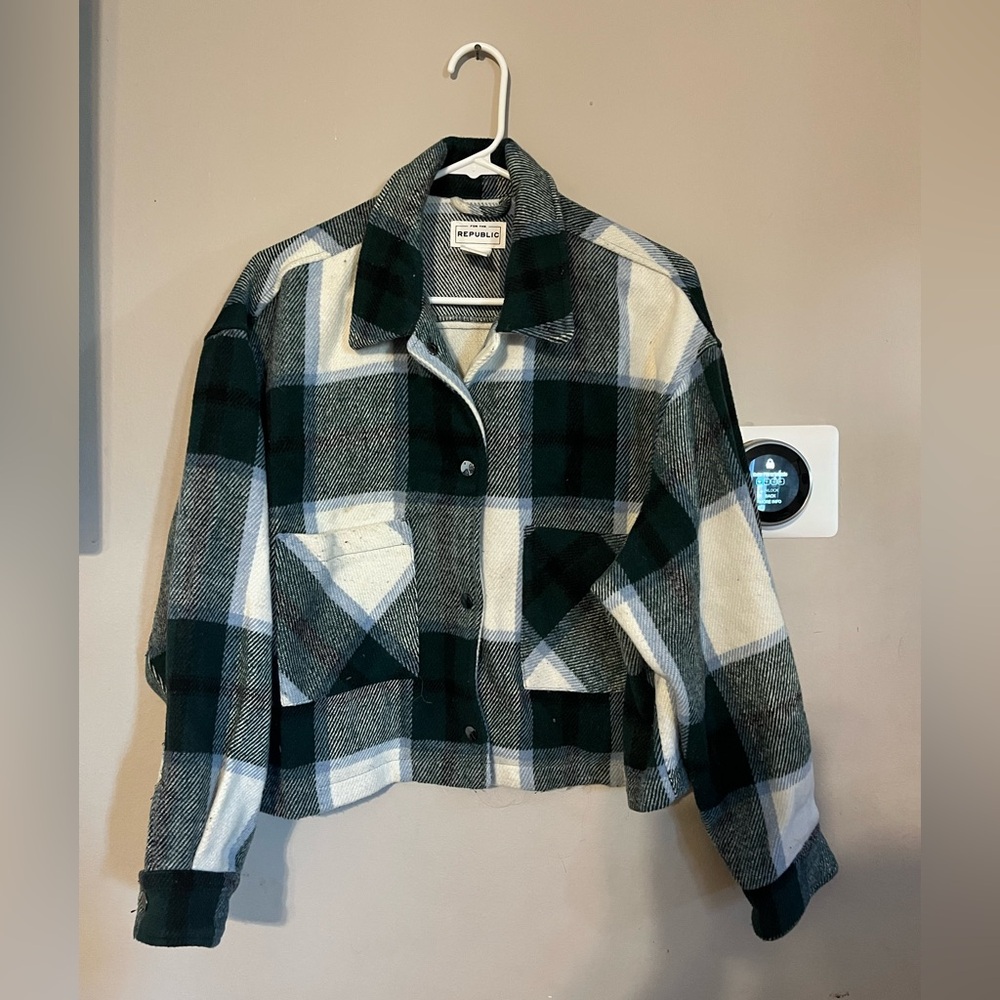 Plaid Jacket size L
